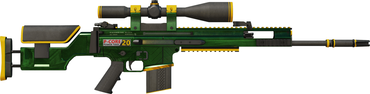 Preview image 2 of StatTrak™ SCAR-20 | Powercore (Field-Tested)