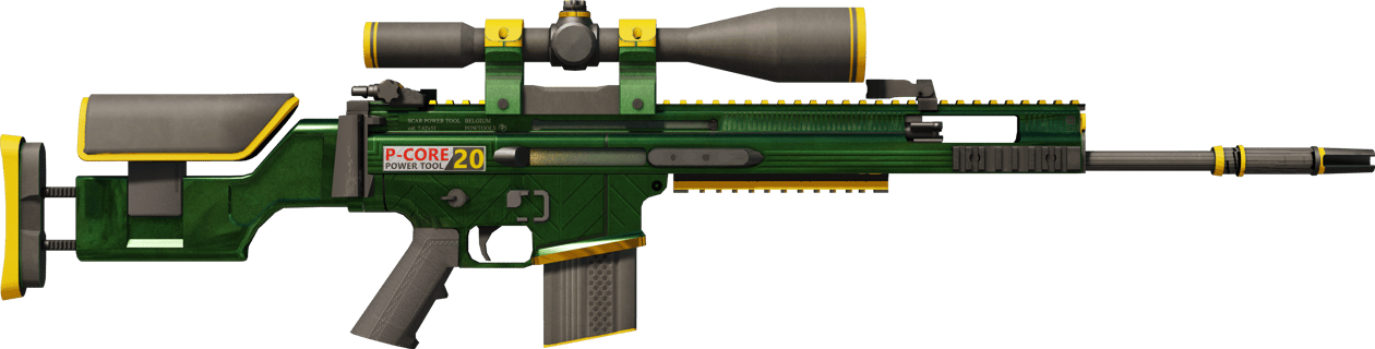 Preview image 2 of StatTrak™ SCAR-20 | Rdzeń mocy (lekkie zużycie)