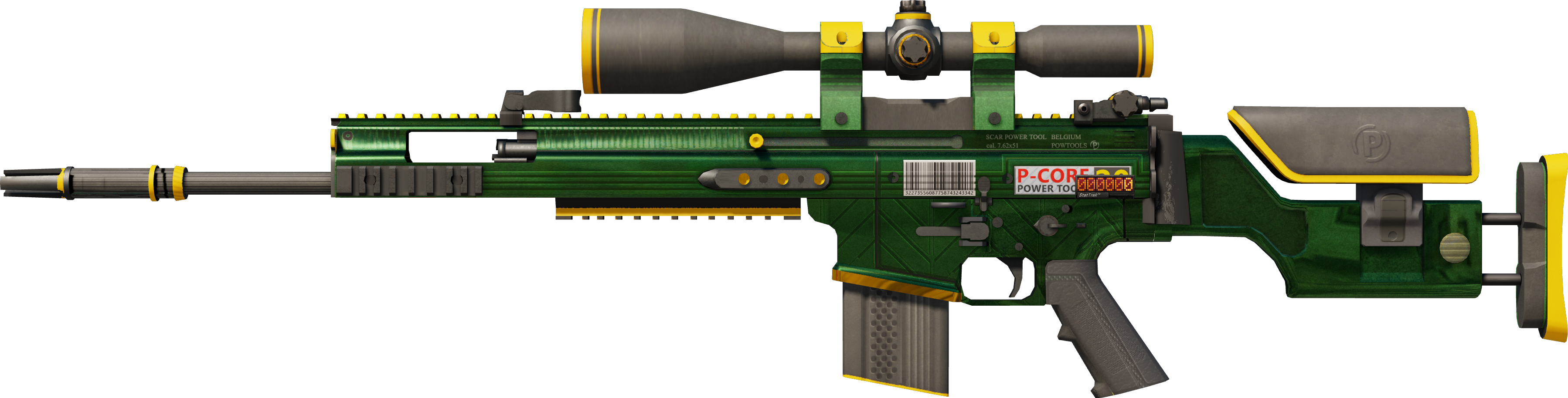 StatTrak™ SCAR-20 | Powercore (Minimal Wear)