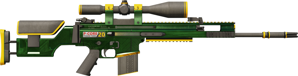 Preview image 2 of StatTrak™ SCAR-20 | Powercore (Abgenutzt)
