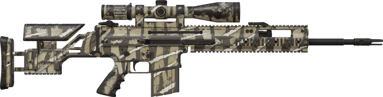 Preview image 2 of StatTrak™ SCAR-20 | Torn (かなり摩耗)
