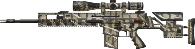 StatTrak™ SCAR-20 | Zerrissen (Abgenutzt)