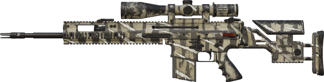 Preview image 1 of StatTrak™ SCAR-20 | Torn (かなり摩耗)