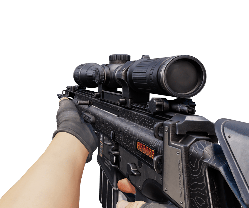 Preview image 3 of StatTrak™ SCAR-20 | Trail Blazer (FN - Mới cứng)