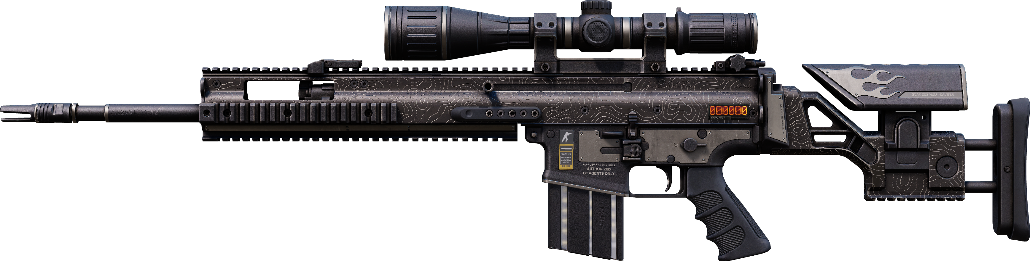 StatTrak™ SCAR-20 | Trail Blazer (Minimal Wear)