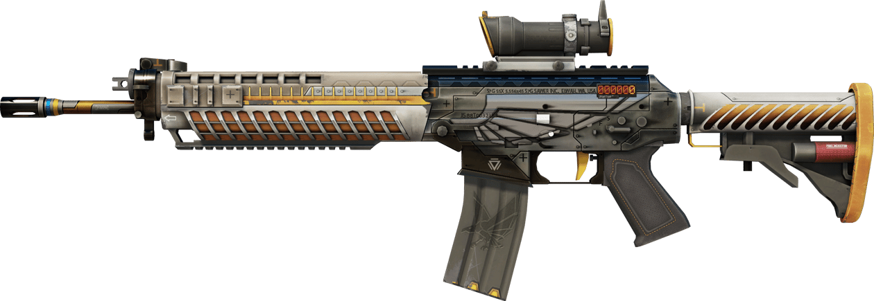 Preview image 1 of StatTrak™ SG 553 | Aerial (Minimal Wear)