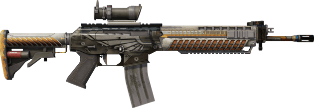 Preview image 2 of StatTrak™ SG 553 | Aerial (Com Muito Uso)