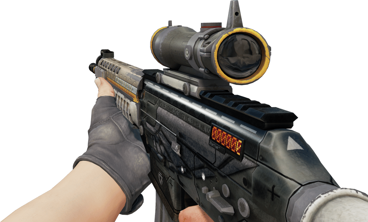 Preview image 3 of StatTrak™ SG 553 | Aerial (Com Muito Uso)
