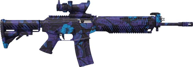 Preview image 2 of StatTrak™ SG 553 | Aloha (Factory New)