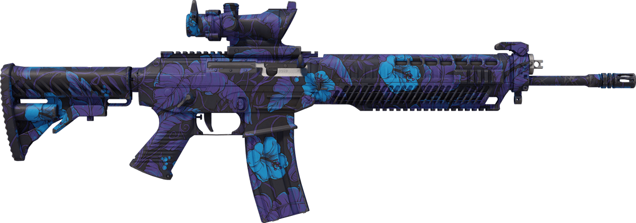 Preview image 2 of StatTrak™ SG 553 | 阿罗哈 (略有磨损)