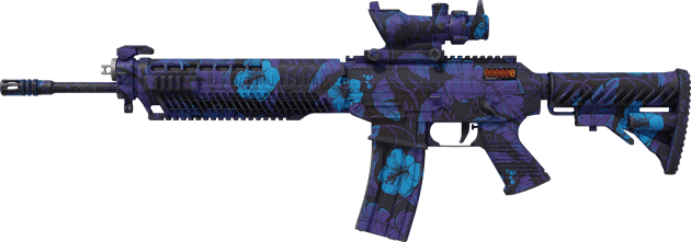 StatTrak™ SG 553 | Aloha (Minimal Wear)