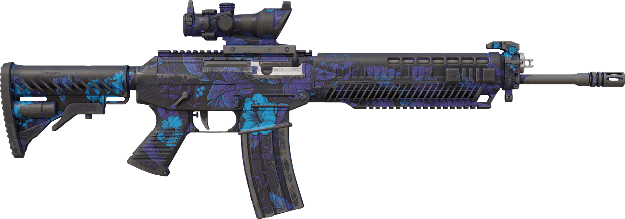 Preview image 2 of StatTrak™ SG 553 | 阿罗哈 (破损不堪)
