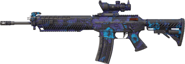 StatTrak™ SG 553 | Aloha (Well-Worn)