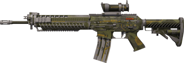 StatTrak™ SG 553 | 擎天神 (战痕累累)