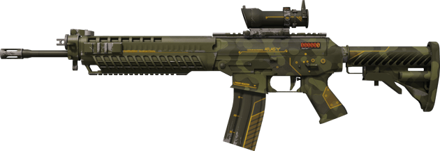 StatTrak™ SG 553 | Atlas (Très peu usée)