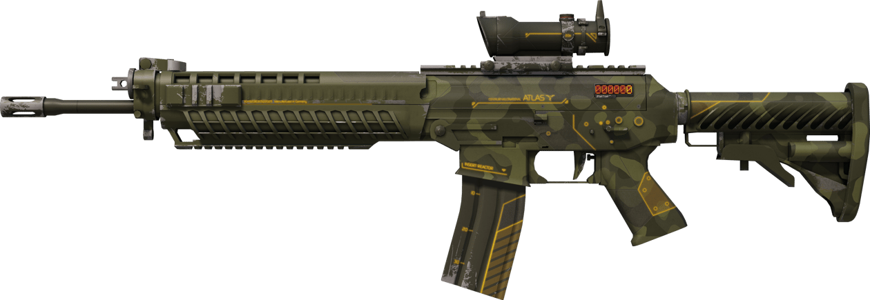 Preview image 1 of StatTrak™ SG 553 | Atlas (lekkie zużycie)