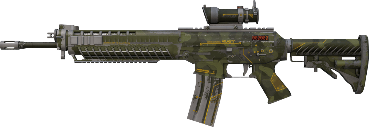 Preview image 1 of StatTrak™ SG 553 | Atlas (mocne zużycie)
