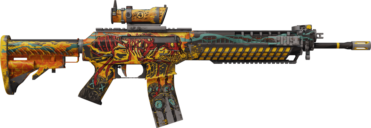 Preview image 2 of StatTrak™ SG 553 | Colony IV (Field-Tested)