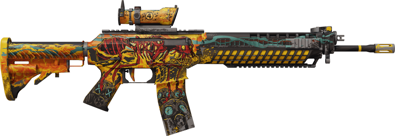Preview image 2 of StatTrak™ SG 553 | Colony IV (มีรอยถลอกเล็กน้อย)