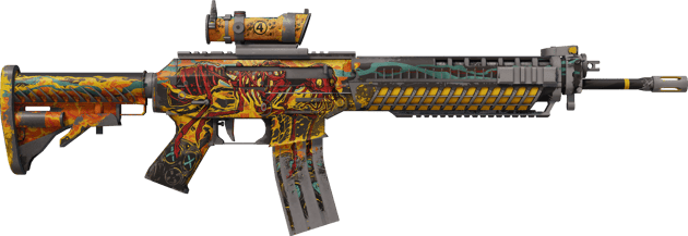 Preview image 2 of StatTrak™ SG 553 | Colony IV (มีรอยถลอกอย่างมาก)