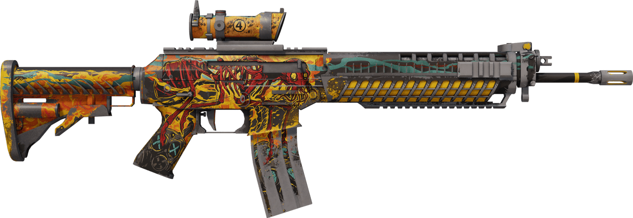 Preview image 2 of StatTrak™ SG 553 | Colony IV (มีรอยถลอกอย่างมาก)