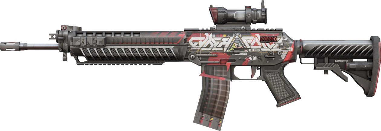 Preview image 1 of StatTrak™ SG 553 | Cyberforce (戦いで傷ついた)