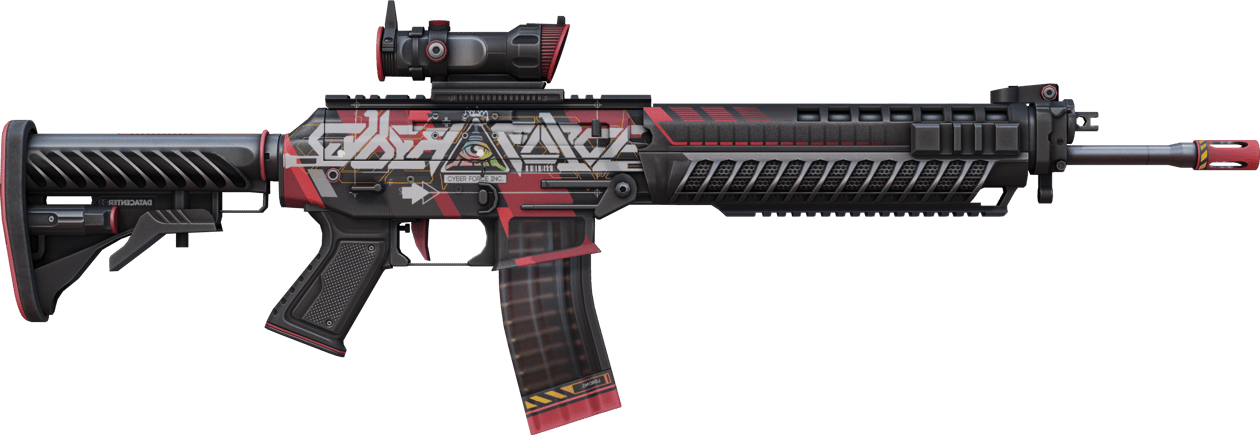 Preview image 2 of StatTrak™ SG 553 | Cyberforce (Factory New)