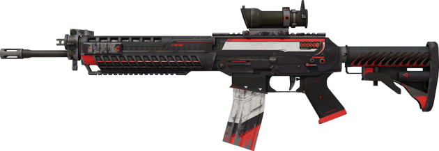 StatTrak™ SG 553 | Cyrex (Battle-Scarred)