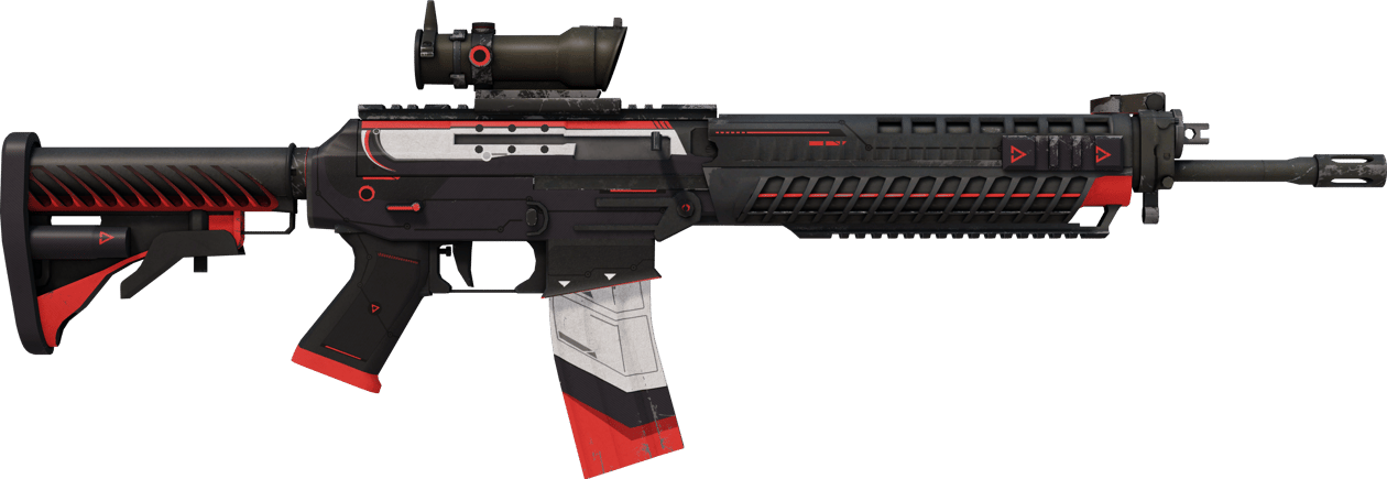 Preview image 2 of StatTrak™ SG 553 | Cyrex (Algo desgastado)