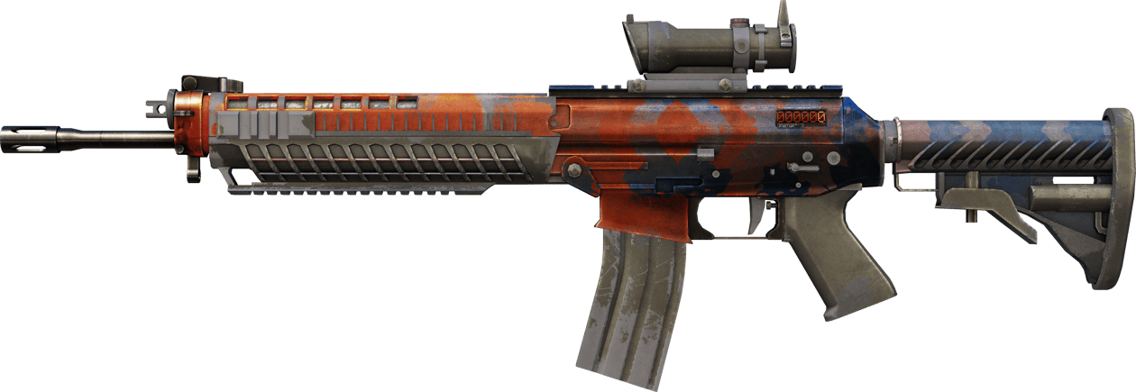Preview image 1 of StatTrak™ SG 553 | Danger proche (Marquée par les combats)