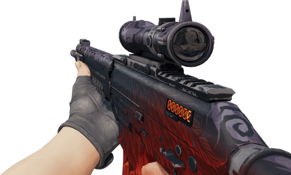Preview image 3 of StatTrak™ SG 553 | 黑翼 (戰痕累累)