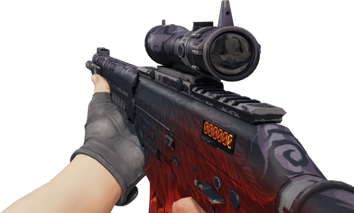 Preview image 3 of StatTrak™ SG 553 | 黑翼 (戰痕累累)