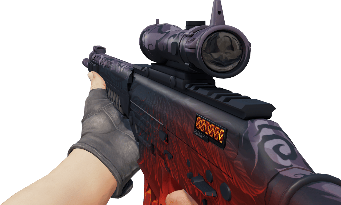 Preview image 3 of StatTrak™ SG 553 | Darkwing (FN - Mới cứng)