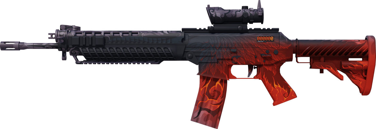 Preview image 1 of StatTrak™ SG 553 | Darkwing (FN - Mới cứng)