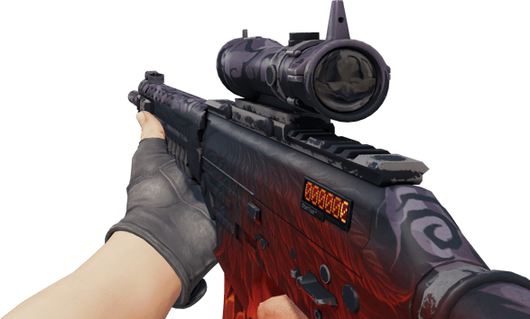 Preview image 3 of StatTrak™ SG 553 | Kara Kanat (Eskimiş)