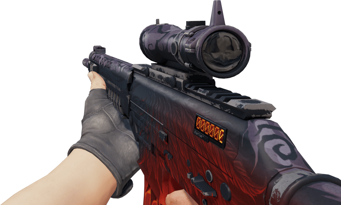 Preview image 3 of StatTrak™ SG 553 | Kara Kanat (Eskimiş)