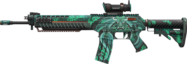 StatTrak™ SG 553 | 青龙 (崭新出厂)