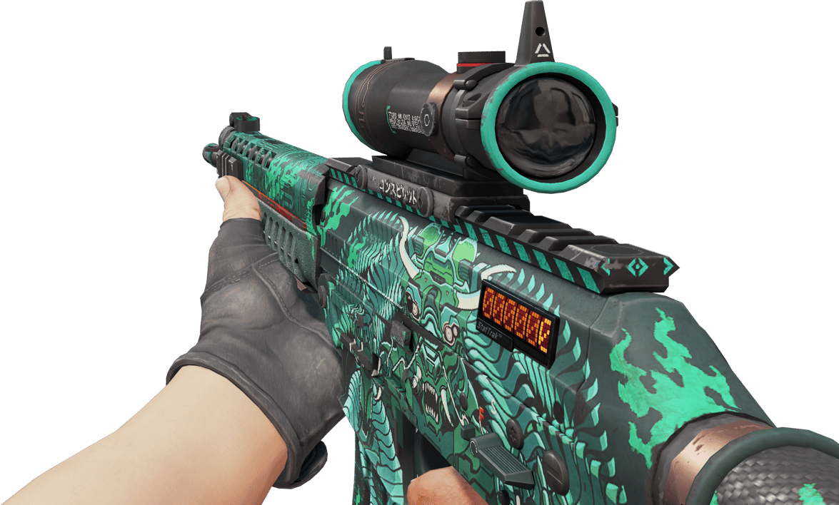 Preview image 3 of StatTrak™ SG 553 | Dragon Tech (Testado no Terreno)