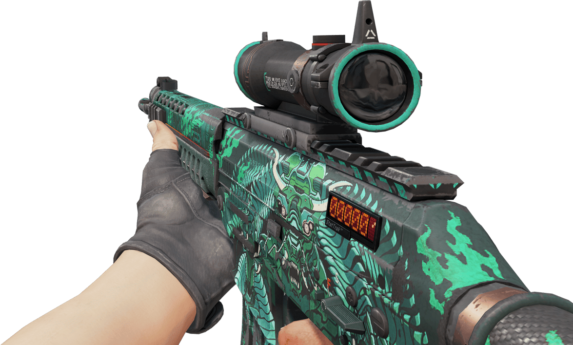 Preview image 3 of StatTrak™ SG 553 | Dragon Tech (かなり摩耗)