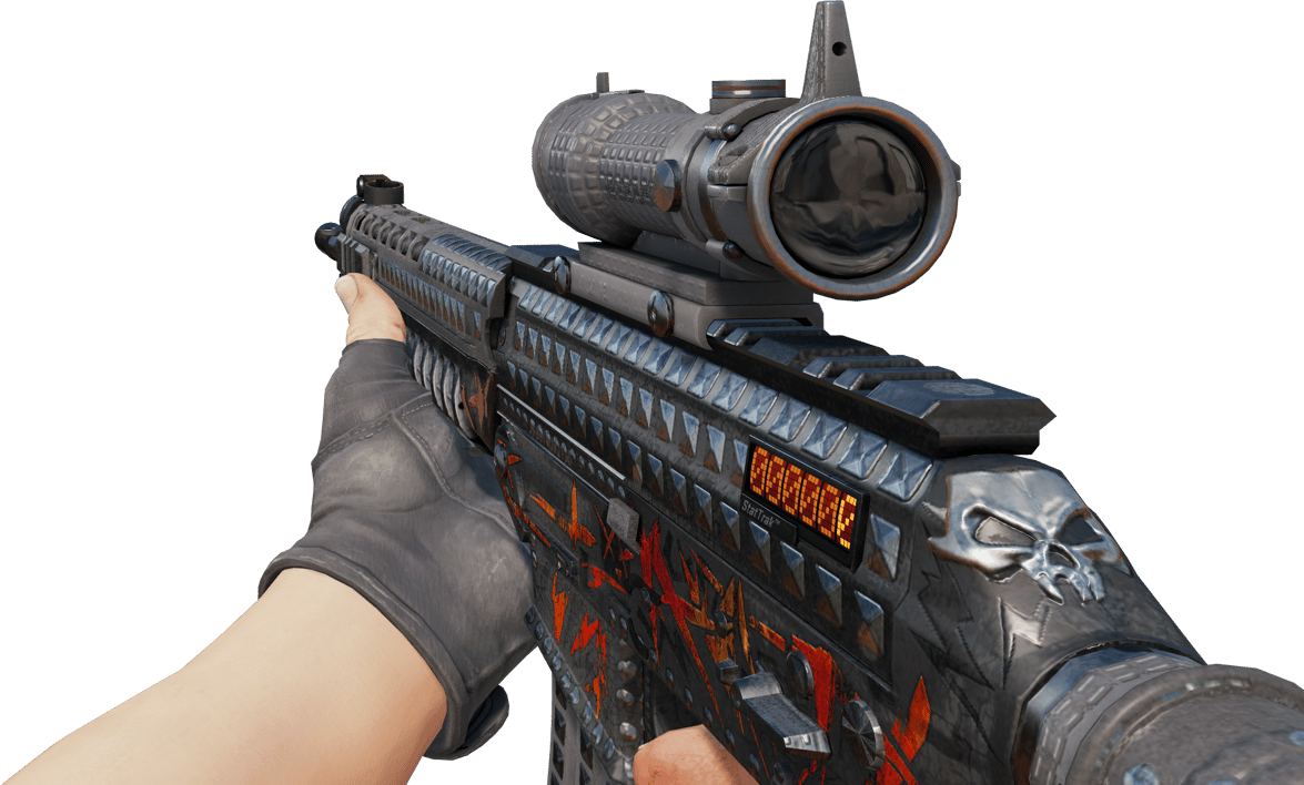 Preview image 3 of StatTrak™ SG 553 | Heavy Metal (Battle-Scarred)