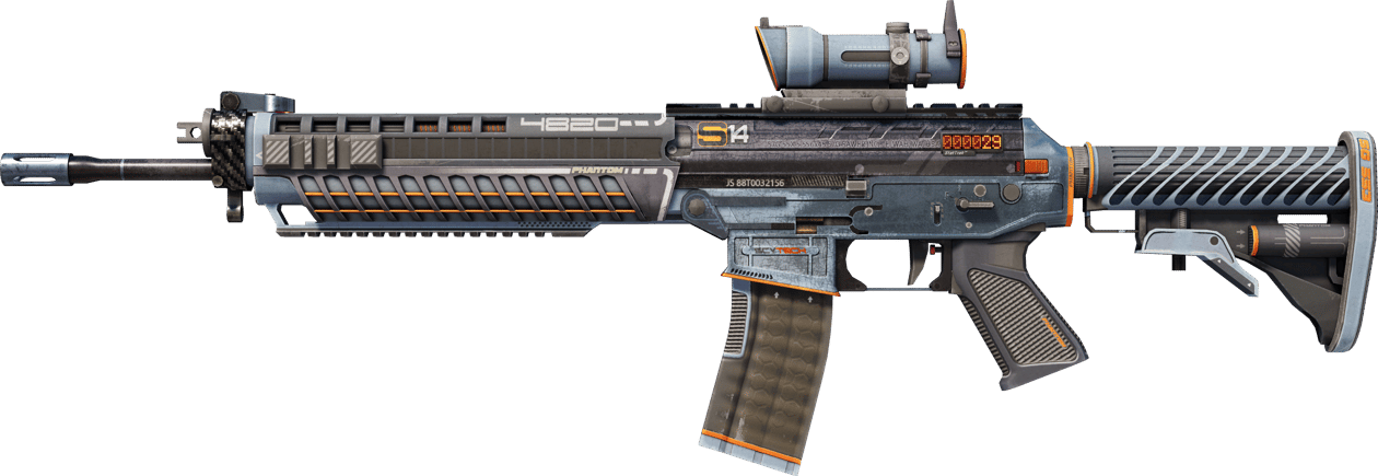 Preview image 1 of StatTrak™ SG 553 | 幻影 (重度磨損)