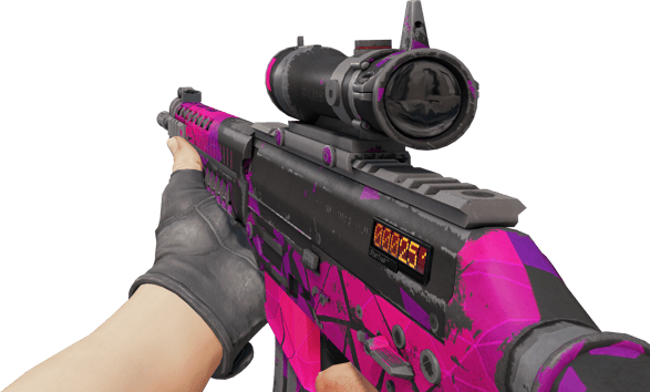 Preview image 3 of StatTrak™ SG 553 | Pulse (WW - Khá mòn)