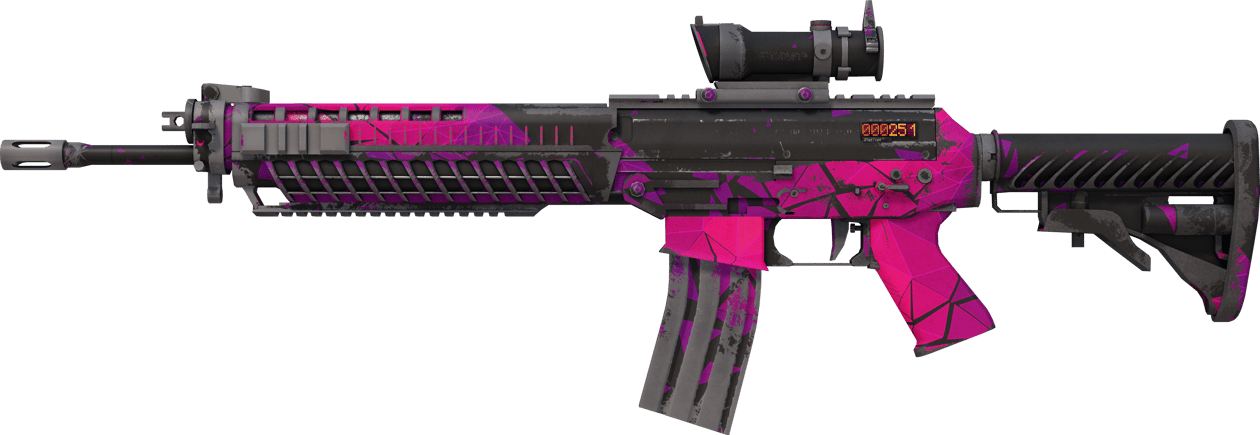Preview image 1 of StatTrak™ SG 553 | Pulse (Well-Worn)