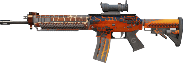 StatTrak™ SG 553 | Tiikeri (Reissussa rähjääntynyt)