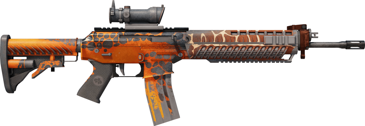 Preview image 2 of StatTrak™ SG 553 | Tiger Moth (Com Muito Uso)
