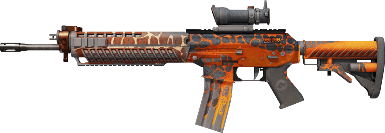 Preview image 1 of StatTrak™ SG 553 | Tiger Moth (Com Muito Uso)