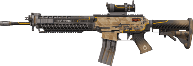 StatTrak™ SG 553 | 三原型 (戰痕累累)