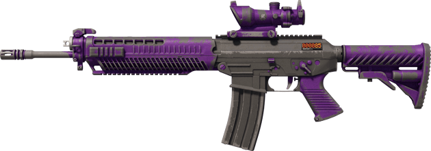 StatTrak™ SG 553 | 致命紫羅蘭 (戰痕累累)