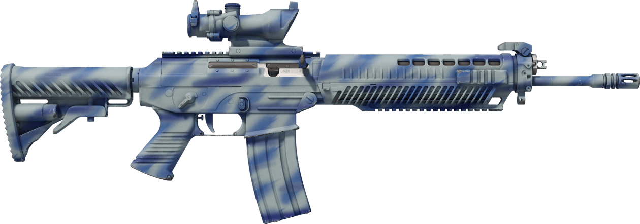 Preview image 2 of StatTrak™ SG 553 | Spray ondulé (Neuve)
