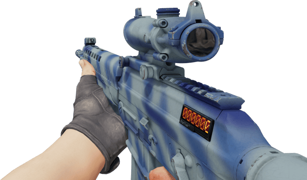 Preview image 3 of StatTrak™ SG 553 | Wave Spray (Original de Fábrica)